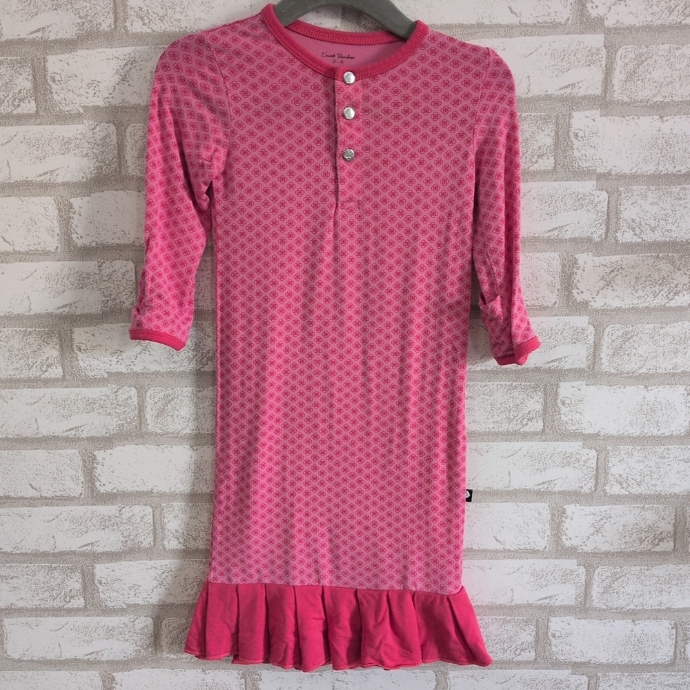 Baby Girl Sweet Bamboo Sleep Sac/gown  Size 3-6 Months Pink